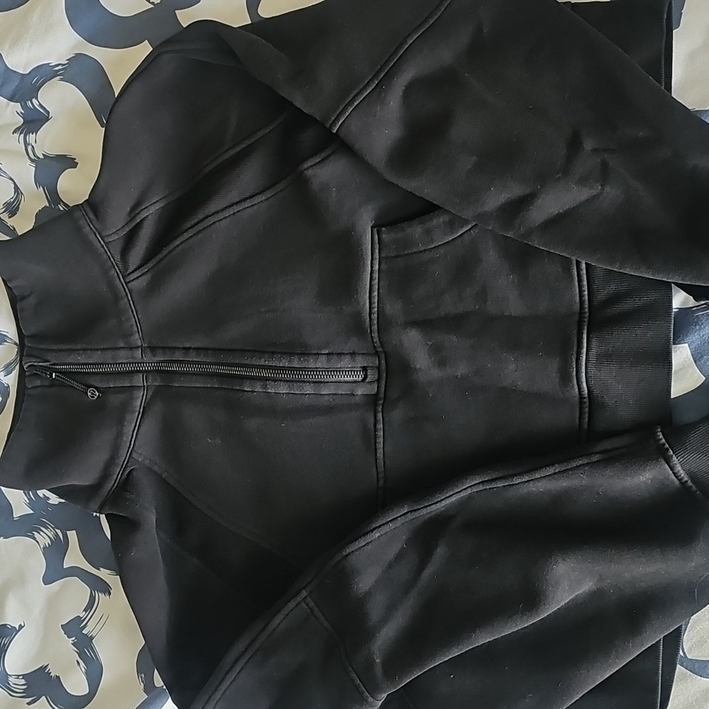 Lululemon Scuba Oversized Funnel-Neck Half Zip Black